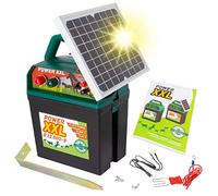 Power XXL Elettrificatore B 12.000-S, Elettrificatore da 9 V /12 V, con efficiente modulo Solare, per recinzioni per Cavalli, Pony
