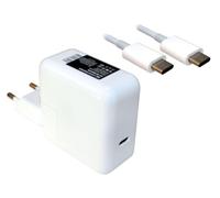 Power4Laptops Adattatore Alimentatore per Portatile Caricabatterie (Spina EU) Compatibile con Apple MacBook 12 inch Retina Early 2015