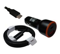 Power4Laptops Adattatore CC Auto Caricabatteria per Portatile Compatibile con ASUS ?Chromebook Flip C436FA-E10097