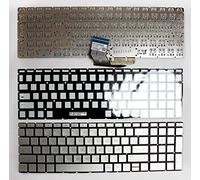 Power4Laptops Francese Argento Tastiera Sostitutiva per Portatili Compatibile con HP Home 15-da2002la
