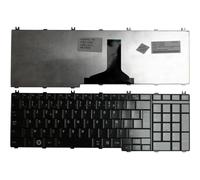 Power4Laptops Francese Nero Lucido Tastiera Sostitutiva per Portatili Compatibile con Toshiba Satellite C660-2NK