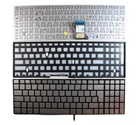 Power4Laptops Francese Retroilluminato Argento Tastiera Sostitutiva per Portatili Compatibile con ASUS Q502LA-BBI5T15