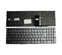 Power4Laptops Francese Retroilluminato Grigio Tastiera Sostitutiva per Portatili Compatibile con Lenovo V330-15ISK