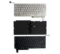 Power4Laptops Francese Retroilluminato Nero Tastiera Sostitutiva per Portatili Compatibile con Apple MacBook PRO A1286 (EMC 2353-1*)