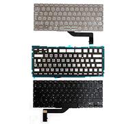 Power4Laptops Francese Retroilluminato Nero Tastiera Sostitutiva per Portatili Compatibile con Apple MacBook PRO A1398