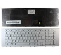 Power4Laptops Francese Telaio Bianco Bianco Tastiera Sostitutiva per Portatili Compatibile con Sony Vaio VPC-EF3E1R/WII