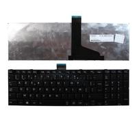 Power4Laptops Francese Telaio Nero Lucido Nero Tastiera Sostitutiva per Portatili Compatibile con Toshiba Satellite L850-1Q2