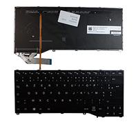 Power4Laptops Francese Telaio Nero Retroilluminato Nero Tastiera Sostitutiva per Portatili Compatibile con Fujitsu Siemens Tablet LifeBook P727