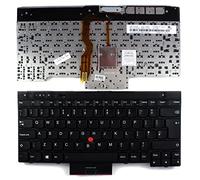 Power4Laptops Regno Unito con Puntatore Nero Tastiera Sostitutiva per Portatili Compatibile con Lenovo Thinkpad X230