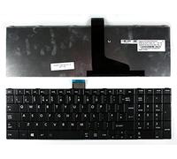 Power4Laptops Regno Unito Nero Tastiera Sostitutiva per Portatili Compatibile con Toshiba Satellite PRO C850-15V