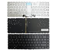 Power4Laptops Regno Unito Retroilluminato Nero Tastiera Sostitutiva per Portatili Compatibile con HP Pavilion 14-ab160TX