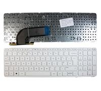 Power4Laptops Regno Unito Telaio Bianco Bianco Tastiera Sostitutiva per Portatili Compatibile con HP Pavilion 15-n234eg