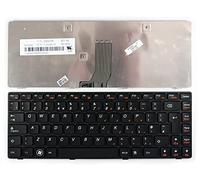 Power4Laptops Regno Unito Telaio Nero Nero Tastiera Sostitutiva per Portatili Compatibile con Lenovo Essential G480