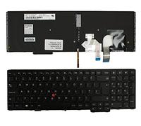 Power4Laptops Regno Unito Telaio Nero Retroilluminato Nero Tastiera Sostitutiva per Portatili Compatibile con Lenovo MP-14A96GBJ698