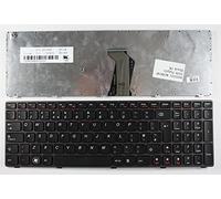 Power4Laptops Regno Unito Telaio Porpora Nero Tastiera Sostitutiva per Portatili Compatibile con Lenovo Ideapad B590