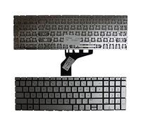 Power4Laptops Tedesco Argento Tastiera Sostitutiva per Portatili Compatibile con HP Home 15-da2002la
