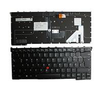 Power4Laptops Tedesco con Puntatore Retroilluminato Nero Tastiera Sostitutiva per Portatili Compatibile con Lenovo ThinkPad X1 Carbon 3rd Gen