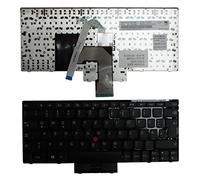 Power4Laptops Tedesco con Puntatore Telaio Nero Nero Tastiera Sostitutiva per Portatili Compatibile con Lenovo Thinkpad E220s