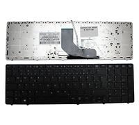 Power4Laptops Tedesco con Puntatore Telaio Nero Nero Tastiera Sostitutiva per Portatili Compatibile con HP 701987-041