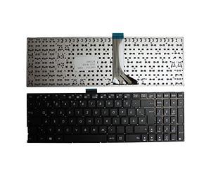 Power4Laptops Tedesco Nero Tastiera Sostitutiva per Portatili Compatibile con ASUS X555UA-DM111T