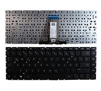 Power4Laptops Tedesco Nero Tastiera Sostitutiva per Portatili Compatibile con HP Home 14-bs746TU