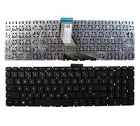 Power4Laptops Tedesco Nero Tastiera Sostitutiva per Portatili Compatibile con HP Home 15-bs746TX