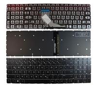 Power4Laptops Tedesco Retroilluminato in Bianco e Nero Tastiera Sostitutiva per Portatili Compatibile con HP Home 15-da2002la