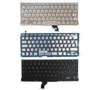 Power4Laptops Tedesco Retroilluminato Nero Tastiera Sostitutiva per Portatili Compatibile con Apple MacBook PRO A1502