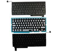 Power4Laptops Tedesco Retroilluminato Nero Tastiera Sostitutiva per Portatili Compatibile con Apple MacBook PRO A1286 (EMC 2353*)