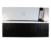 Power4Laptops Tedesco Retroilluminato Nero Tastiera Sostitutiva per Portatili Compatibile con ASUS Zenbook U500VZ