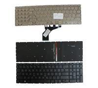 Power4Laptops Tedesco Retroilluminato Nero Tastiera Sostitutiva per Portatili Compatibile con HP Home 15-da1033no