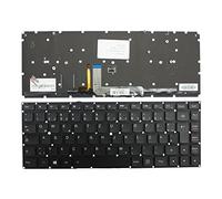 Power4Laptops Tedesco Retroilluminato Nero Tastiera Sostitutiva per Portatili Compatibile con Lenovo IdeaPad Yoga 900-13ISK2