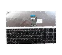 Power4Laptops Tedesco Telaio Grigio Nero Tastiera Sostitutiva per Portatili Compatibile con Lenovo Essential B570