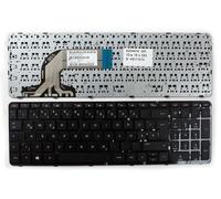 Power4Laptops Tedesco Telaio Nero Lucido Nero Tastiera Sostitutiva per Portatili Compatibile con HP Pavilion 15-e102TU