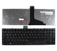 Power4Laptops Tedesco Telaio Nero Lucido Nero Tastiera Sostitutiva per Portatili Compatibile con Toshiba 0KN0-CK3GE13