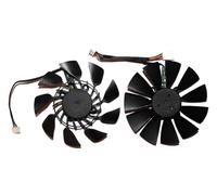 Power4Laptops Ventola di Ricambio per Scheda Grafica (Coppia) Compatibile con ASUS R9 290X