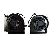 Power4Laptops Ventola Sostituzione per Portatili (Paio) Compatibile con MSI Gaming GP65 Leopard 9SX GTX