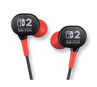 PowerA Auricolari a filo Nintendo Switch 2 Nerolicenza ufficiale driver da 8 mm