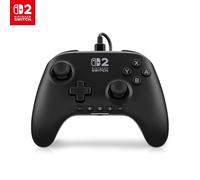 PowerA Controller cablato Advantage per Nintendo Switch 2 - Nero, con licenza ufficiale, effetto Hall, pulsanti mappabili, controller pro, Pulsante C, controlli audio integrati