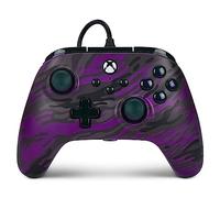 PowerA Controller cablato Advantage per Xbox serie X|S, gamepad, controller cablato per videogiochi, controller per giochi, USB-C, compatibile con Xbox One, licenza ufficiale - Purple Camo