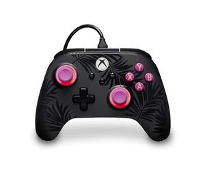 PowerA Controller cablato Advantage Plus per Xbox Series X|S - Palme al chiaro di luna, licenza ufficiale, levette altezza regolabile, effetto Hall, pulsanti mappabili, Xbox One/Windows 10/11