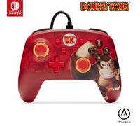 PowerA Controller cablato avanzato per Nintendo Switch - Muscolo di Donkey Kong, gamepad, controller di gioco, controller cablato, licenza ufficiale