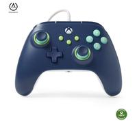 PowerA Controller cablato Xbox Series X|S - Blu Marinaio, gamepad, controller per videogiochi cablato, controller di gioco, funziona con Xbox One