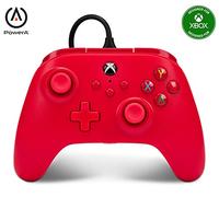 PowerA Controller cablato Xbox Series X|S - Rosso, gamepad, controller per videogiochi cablato, controller di gioco, funziona con Xbox One
