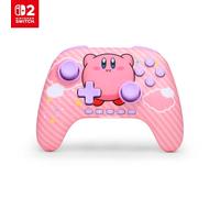 PowerA Controller senza fili Advantage per Nintendo Switch 2 - Kirby Soffio potenteCon licenza ufficiale, effetto Hall, pulsanti mappabili, controller pro, Pulsante C, comandi di movimento
