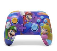 PowerA Controller Senza Fili Avanzato per Nintendo Switch - Eroi Con Spruzzi di Colore, Modello OLED, Lite, Gamepad, Controller di Gioco Bluetooth