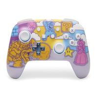 PowerA Controller Senza Fili avanzato per Nintendo Switch - Mushroom Kingdom Pop Art, Nintendo Switch modello OLED, Nintendo Switch Lite, Gamepad, controller di gioco, controller Bluetooth