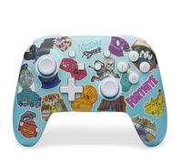 PowerA Controller Senza Fili avanzato per Nintendo Switch - Sticker mania di Fortnite, Nintendo Switch modello OLED, Nintendo Switch Lite, Gamepad, controller di gioco, controller Bluetooth