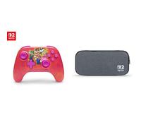 PowerA Controller wireless ADV NSW2 - Mario & Friends + Custodia sottile NSW2- Grey Bundle