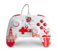 Enhanced Wired Controller For Nintendo Switch - Mario Red /white (323297)